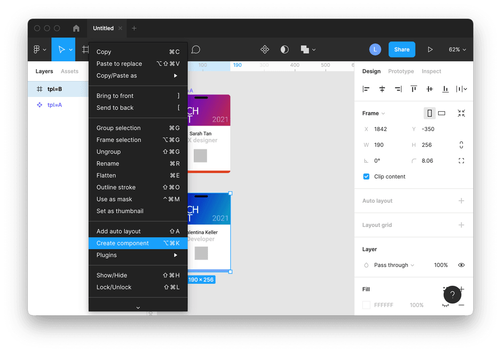 guest badge design step 2